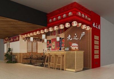 日式居酒屋3D模型下载
